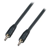 Lindy 35644 5m 3.5mm 3.5mm Zwart audio kabel