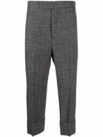 SAPIO pantalon de costume crop - Gris