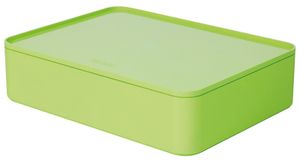 HAN HA-1110-80 Smart-organiser Allison Box Met Binnenschaal En Deksel Limoen Groen, Stapelbaar