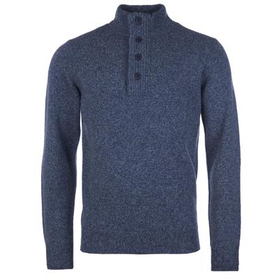 Herentrui Patch Half Zip Inky Blue Herentrui Patch Half Zip Inky Blue