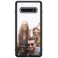 Samsung Galaxy S10 glazen hoesje - Hardcase met foto