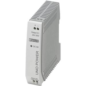 Phoenix Contact UNO-PS/1AC/24DC/30W DIN-rail netvoeding 24 V/DC 1.25 A 30 W Aantal uitgangen: 1 x Inhoud: 1 stuk(s)