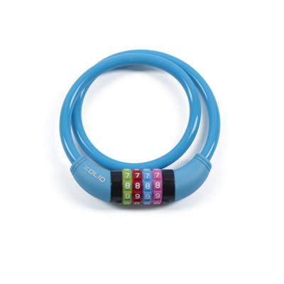 Xolid Kabelslot - Cijferslot - 4 Cijferig - Ø 10 mm - 65 cm - Blauw Xolid Kabelslot - Cijferslot - 4 Cijferig - Ø 10 mm - 65 cm - Blauw