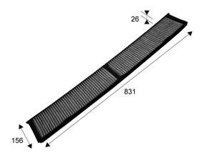 Interieurfilter CLIMFILTER PROTECT VALEO, u.a. für BMW