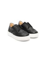 Andrea Montelpare chaussures de skate en cuir - Noir - thumbnail