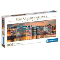 Clementoni High Quality Collection Panorama Puzzel Bright Amsterdam 1000 Stukjes - thumbnail