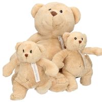 3x Pluche mama en kind Buster knuffelberen 40/23 cm knuffels