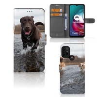 Motorola Moto G10 | G20 | G30 Telefoonhoesje met Pasjes Honden Labrador