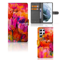 Hoesje Samsung Galaxy S22 Ultra Tulips - thumbnail