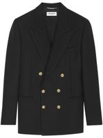 Saint Laurent blazer à boutonnière croisée - Noir