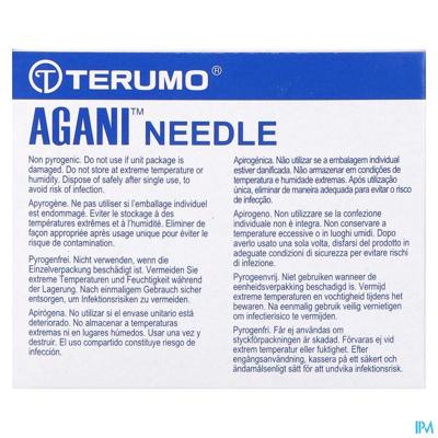 Terumo Naald Agani 23g 1 1/4 Rb Blauw 100