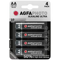 AgfaPhoto Ultra LR6 AA batterij (penlite) Alkaline 1.5 V 4 stuk(s) - thumbnail