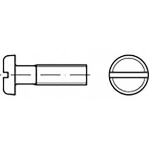 TOOLCRAFT TO-6866547 Platkopschroeven M3 5 mm Sleuf Staal Verzinkt 200 stuk(s)