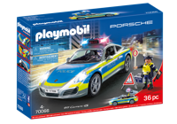 Playmobil - Porsche 911 Carrera 4S Police - White (70066)
