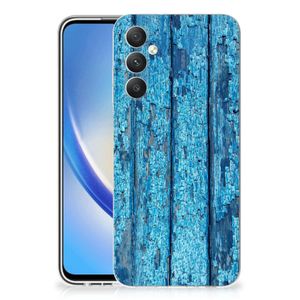 Samsung Galaxy A05S Bumper Hoesje Wood Blue