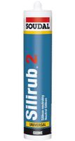 Soudal Silirub 2 | Siliconenkit | Wit | 300 ml - 102392