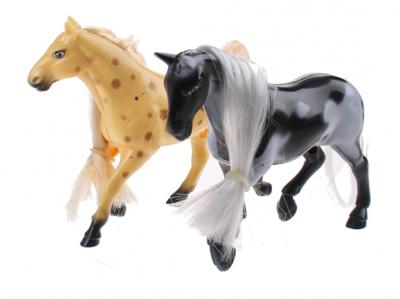Toi Toys speelset Kailey's paard 9 delig bruin/zwart Toi Toys speelset Kailey's paard 9 delig bruin/zwart