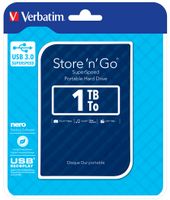 Verbatim Store n Go 1 TB Externe harde schijf (2,5 inch) USB 3.2 Gen 1 (USB 3.0) Blauw 53200 - thumbnail