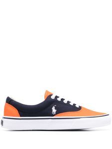 Polo Ralph Lauren baskets lacées à empiècements - Orange