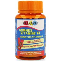 Pediakid Vitamine D3 68 Gommetjes - thumbnail