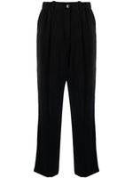 Kenzo pantalon en coton à coupe ample - Noir