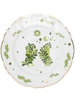 Bitossi Home assiette Floral Flat à imprimé graphique - Blanc