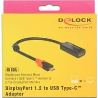 Delock 63928 DisplayPort-adapter voor een USB Type-C-monitor 4K 60 Hz - thumbnail