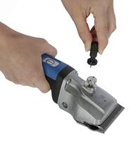 Aesculap grootdierschaarmachine Bonum met torqui, paard/rund, accuscheermachine, paard/blauw.