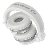 Pioneer HDJ-CUE1BT Hoofdtelefoons Bedraad en draadloos Hoofdband Muziek Bluetooth Wit - thumbnail