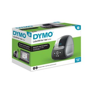 DYMO Labelwriter 550 Turbo Labelprinter Thermisch 300 x 300 dpi Etikettenbreedte (max.): 61 mm USB