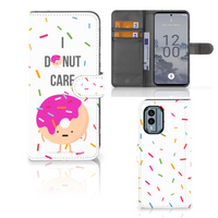 Nokia X30 Book Cover Donut Roze