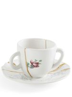 Seletti ensemble de tasse à thé Kintsugi - Blanc