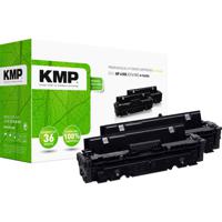 KMP Toner vervangt HP HP 410X (CF410X) Compatibel 2-pack Zwart 6500 bladzijden H-T242XD 2538,3021 - thumbnail