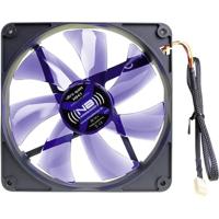 Noiseblocker BlackSilent Fan XK1 pc-ventilator met Silent Wings, het maximale volume bedraagt slechts 12 dB (A) en de luchtstroom van 60 m³/u ITR-XK-1 120 mm