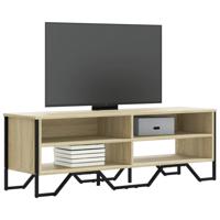 Tv-meubel 122x34x41 cm bewerkt hout sonoma eikenkleurig