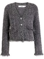 b+ab cardigan chiné à col v - Gris