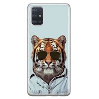 Samsung Galaxy A51 siliconen hoesje - Tijger wild