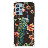 Samsung Galaxy A73 Case Anti-shock Pauw met Bloemen