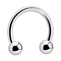 Circular barbell Chirurgisch staal 316L Circular Barbells - thumbnail