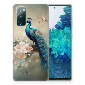 TPU Hoesje voor Samsung Galaxy S20 FE Vintage Pauwen