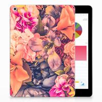 Apple iPad 9.7 2018 | 2017 Siliconen Hoesje Bosje Bloemen - thumbnail