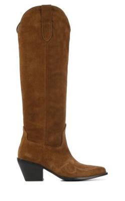 Nubikk Dames Laarzen in Suede (Cognac)