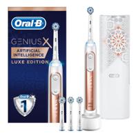 Oral-B Genius X 20000 Luxe Edition Volwassene Roterende tandenborstel Roségoud, Wit