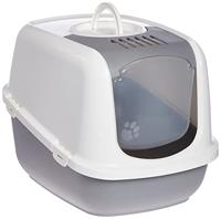 SAVIC 400475 Nestor Kattenbak, grijs, 66,5 x 48,5 x 46,5cm