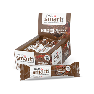 PhD Smart Bars Chocolate Brownie (12 x 64 gr)