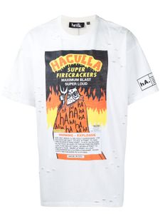 Haculla t-shirt Firecracker Vintage - Blanc