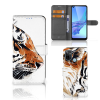 Hoesje OPPO A53 | OPPO A53s Watercolor Tiger - thumbnail