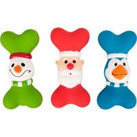 Hondenspeelgoed Kerst Been 19 x 9 x 7 cm Flamingo Willekeurig