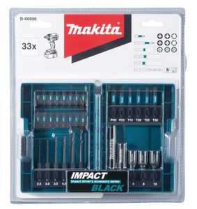 Makita B-66896 B-66896 Boor en bit assortiment 33-delig