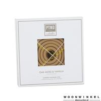 PTMD Incense coil Oak Moss & Vanilla 4 pcs holderL